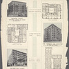 Miscellaneous apartments. Palisade Court, northwest corner 139th Street and Broadway; Typical floor plan; Tintern and Teviot, 2465-2471 Broadway between 91st and 92nd Streets; Typical floor plan; The Trinidad and Yucatan, 501 West 138th Street, northwest corner 138th Street and Amsterdam Avenue; Typical floor plan.