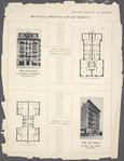 Miscellaneous apartments. The Trouville, 107th Street and Broadway, facing Schuyler Square; Typical floor plan;  The Kiltonga, 540 West 112th Street, near Broadway; Typical floor plan.