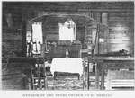 Interior of the Negro Church on El Destino