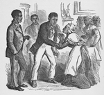 African-American man coming home to his family after many years.