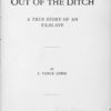 Out of the ditch, title page