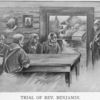 Trial of Rev. Benjamin [by Judge Lewis for hog theft.]