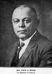 Hon. Fred. R. Moore, Ex-Commissioner to Liberia.