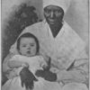 Juno (Waller) Seymour, minding the great grand-daughter of her first owner (1853).