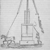 The author hanging by his hands tied to a cotton screw.