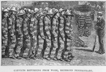 Convicts returning from work, Richmond penitentiary.