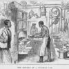 The kitchen of a Pullman car.