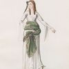 Dame turque en deshabillé. Wearing high plarform bath shoes. [75]