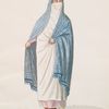 Egyptienne. A veiled peasant woman, her head and shouders covered by a blue-plaid shawl. [85]