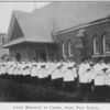 Choir marching to Chapel; Saint Paul School; [Lawrenceville, Virginia.]