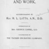 The history of my life and work