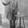 Rev. M. L. Latta making a speech in Pawtucket, R. I.; At Y.M.C.A.