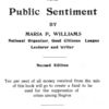 My work and public sentiment