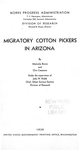 Migratory cotton pickers in  Arizona
