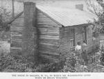 The house in Malden, W. Va., in which Mr. Washington lived when he began teaching.