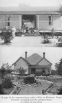 A type of the unpretentious cabin which an Alabama Negro formerly occupied and the modern home in which he now lives.
