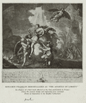 Benjamin Franklin - Allegorical designs by B. West.