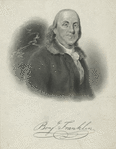 Benjamin Franklin [with fur collar].