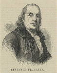 Benjamin Franklin [with fur collar].