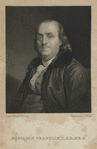 Benjamin Franklin [with fur collar].