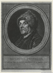 Benjamin Franklin [with fur collar].