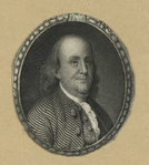 Benjamin Franklin [with fur collar].