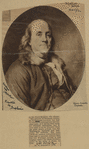Benjamin Franklin [with fur collar].