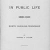 Twenty years in public life, 1890-1910