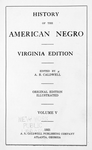 History of the American Negro; Virginia Edition