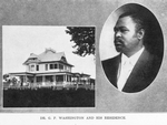 Dr. G. P. Washington and his residence.