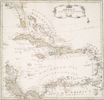 Mappa geographica Americae Septentrionalis