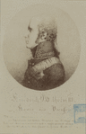 Frederick William III, King of Prussia.