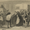 Prince Frederick-William of Prussia presenting the young prince to the domestics of the palace.