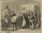 Prince Frederick-William of Prussia presenting the young prince to the domestics of the palace.