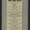 James A. Garfield : death.
