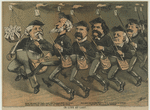 James A. Garfield : caricatures.