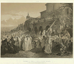 Tiflis.Pelerinage de femmes a l'eglise de Petghain (Bethleem).