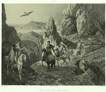 Armenie. Chasse au faucon, environs d'Erivan.