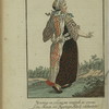 Finskie narody: Chukhonka v ubornom plat'e so spiny.