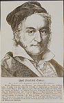 Karl Friedrich Gauss.