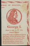 George I, King of England.