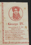 George IV, King of England.