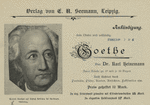 Johann Wolfgang Goethe : portraits