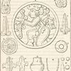 Engravings of human figure, ornaments vases etc.