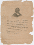 Lafayette, James Armistead - Facsimile of the Marquis de Lafayette's original certificate commending James Armistead Lafayette for his revolutionary war service with portrait after John B. Martin.