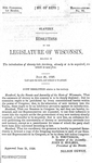 Resolutions of the legislature of Wisconsin.