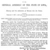Joint resolutions of the General Assembly of the State of Iowa.