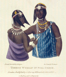 Tibboo Woman in Full Dress