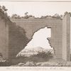 Ruin d'un mur'en petits moions de tuf, pres latour Moetella a Rome.