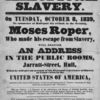 Moses Roper. Lecture Announcement